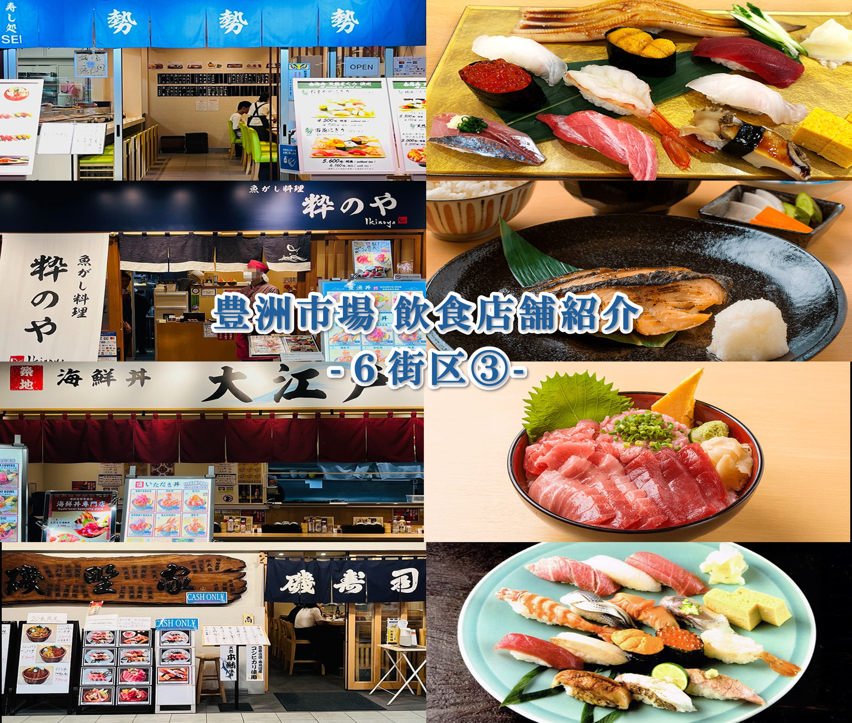 豊洲市場飲食店紹介 6街区③