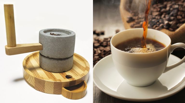 石臼コーヒーミルでコーヒー豆を挽いてみよう！